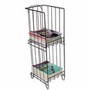Two-Shelf Wire Magazine Rack