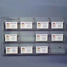 12 Pocket Acrylic Business Card Holder
