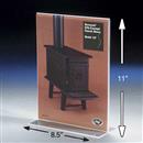 8 1/2"W x 11"W Bottom Load Double-Sided Acrylic Frame