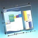 14”W x 11”H Acrylic Frame w/Brochure Holder