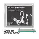 8.5”W x11”H Tinted Acrylic Wall Frame