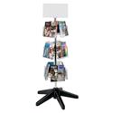 24 Pocket Rotating Brochure Display Rack