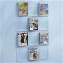 12 Vertical Pocket Classic Wall Magazine Rack