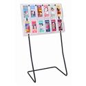 12 Pocket Classic Plastic Brochure Display Stand