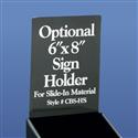 Sign Holder for Smoked Acrylic Comment Box