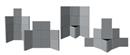 10 Interlocking Display Boards for Trade Show Displays