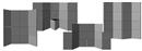 16 Interlocking Display Boards for Trade Show Displays