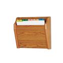 Tapered Oak Wall File Holder
