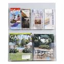  6 Pocket Economy Wall Literature Rack