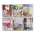 6 Pocket Economy Wall Magazine Rack