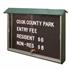 Outdoor Sliding Door Message Board – 45” x 40”