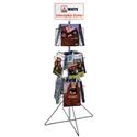 Rotating Wire Magazine Rack 12 - 2" pockets