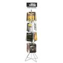 Rotating Wire Magazine Rack 16 - 3/4" pockets