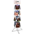Rotating Wire Magazine Rack - 16 deep pockets