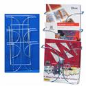 3-Tier Wire Wall Mount Magazine Rack