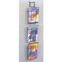 3 Pocket Wire Magazine Rack