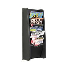 5 Pocket Leather Look Magazine Rack