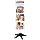 12 Pocket Clear-Vue Rotating Magazine Rack