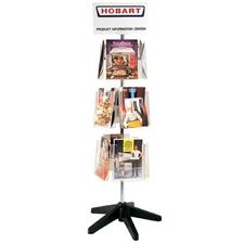 12 Pocket Clear-Vue Rotating Magazine Display Star Base