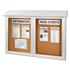 Outdoor Double Door Bulletin Board –45” x 36”