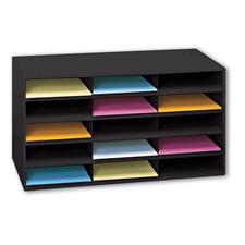15 compartment steel Office Storage Rack for horizontal files.