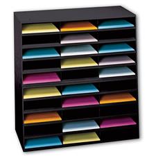 30 compartment steel Office Storage Rack for horizontal files.