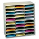 30 compartment steel Office Storage Rack for horizontal files.
