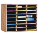Counter Top Wood Literature Organizer