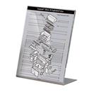 8 1/2”W x 11”H Slant Back Acrylic Frame