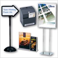 Sign Holders, Picture Frames, Suggestion Boxes