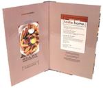 Film Laminated Casemade Menu Cover (inside view)