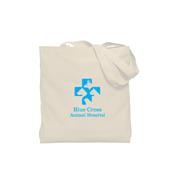 Gusseted Economy Tote - Natural Cotton Sheeting