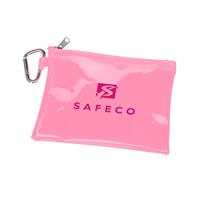 A598 Large Translucent Pouch With Carabineer