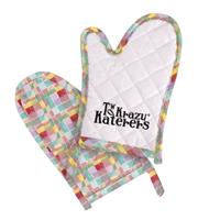 A95030 Quilted Patterned Oven Mitt