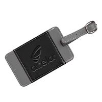 V6463 Lamis Two-Tone Luggage Tag