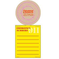 V7962 Press-N-Stick™ Supersize Emergency Numbers List