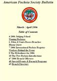 AMERICAN FUCHSIA SOCIETY BULLETIN