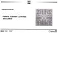 FEDERAL SCIENTIFIC ACTIVITIES