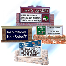 Business Signs - Brick Mount